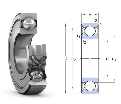 6313-2Z SKF